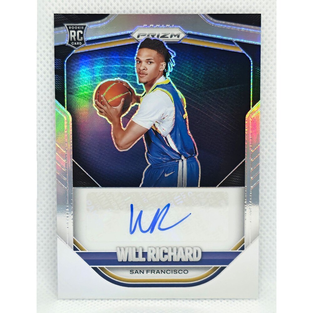 Panini 2025-26 Prizm Autographs Will Richard #PA-RIC (RC,AU) Silver Prizm
